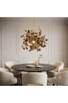 Lampa wisząca MONETTI 40 cm - złota, dekoracyjna Step Into Design